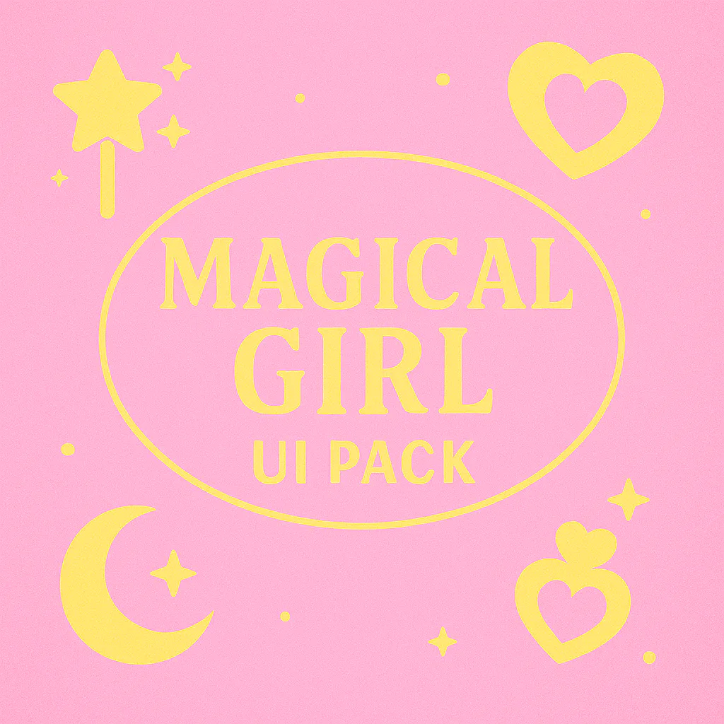 Magical Girl UI Pack product preview